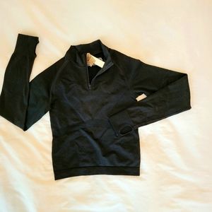 New Pink Victoria's Secret Active Half Zip Top